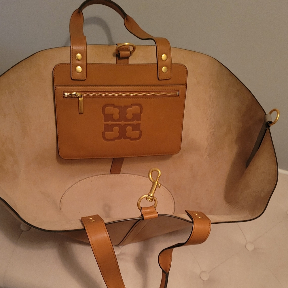 Authentic Tory Burch Sete Tote - Picture 3 of 4